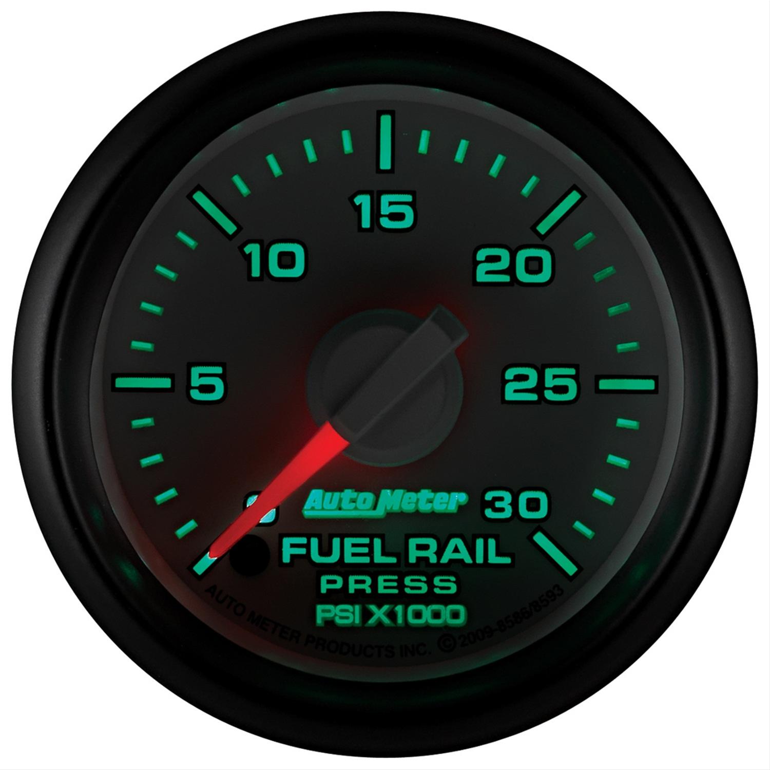 Autometer Factory Match Diesel Fuel Rail Pressure Gauge 52.4mm 0-30K PSI SE, Cummins 6.7 L, Dodge thumbnail 2