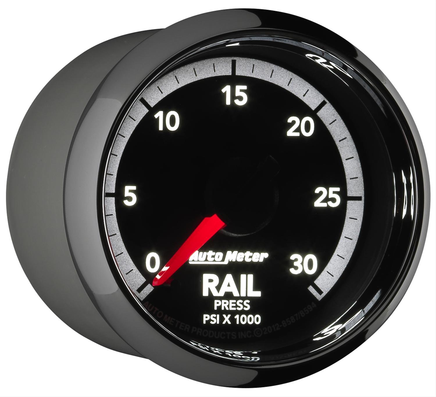 Autometer Factory Match Dodge 6.7L 4th Gen Fuel Rail Pressure Gauge 2-1/16in FSE thumbnail 3