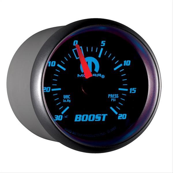 Autometer Mopar 52.4mm 30 Hg/20 PSI Vacuum/Boost Gauge thumbnail 6