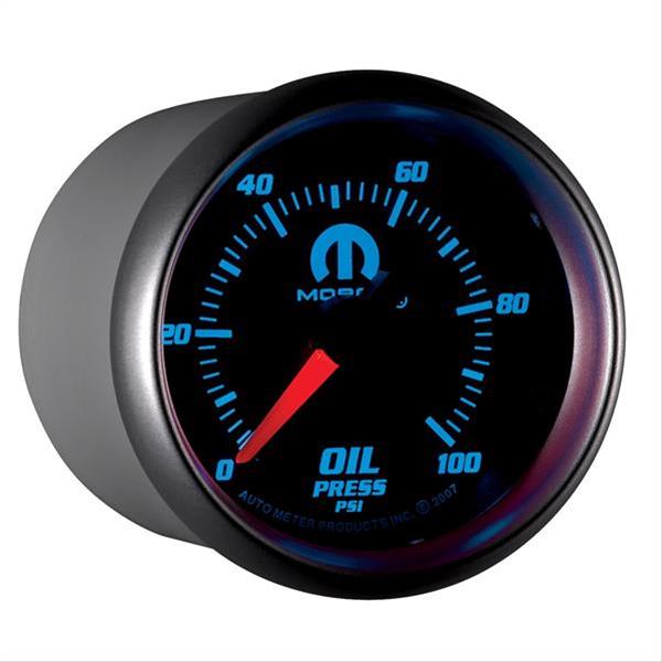 Autometer Mopar 2-1/16in Mechanical 100PSI Oil Pressure Gauge thumbnail 6