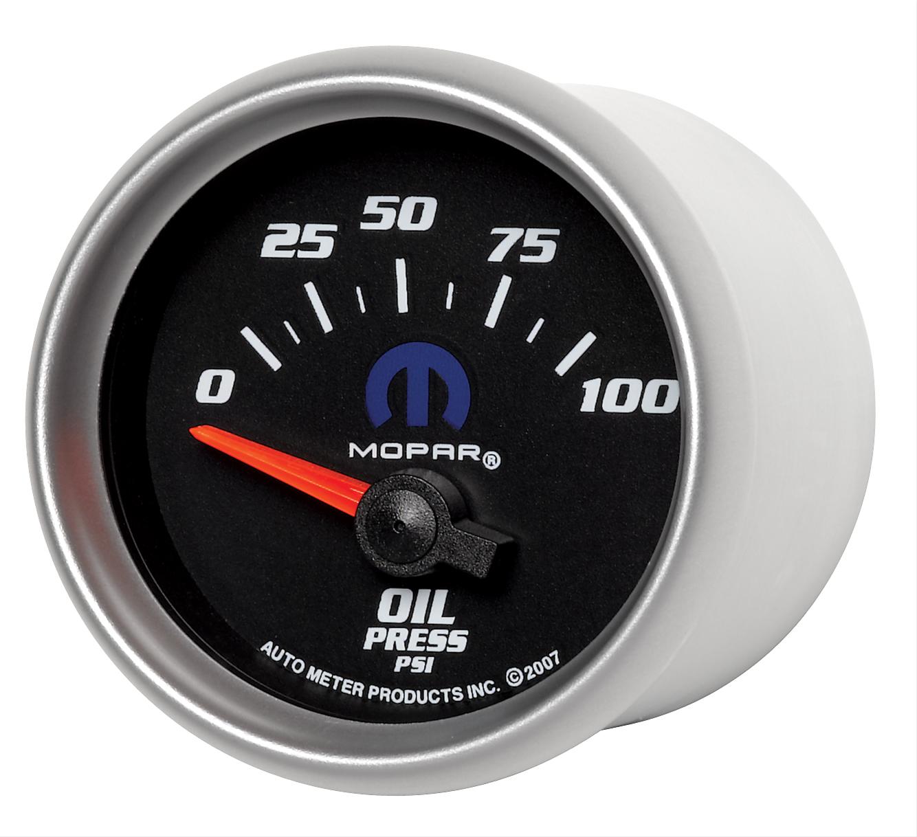 Autometer Mopar 52.4mm SSE 0-100 PSI Oil Pressure Gauge thumbnail 2
