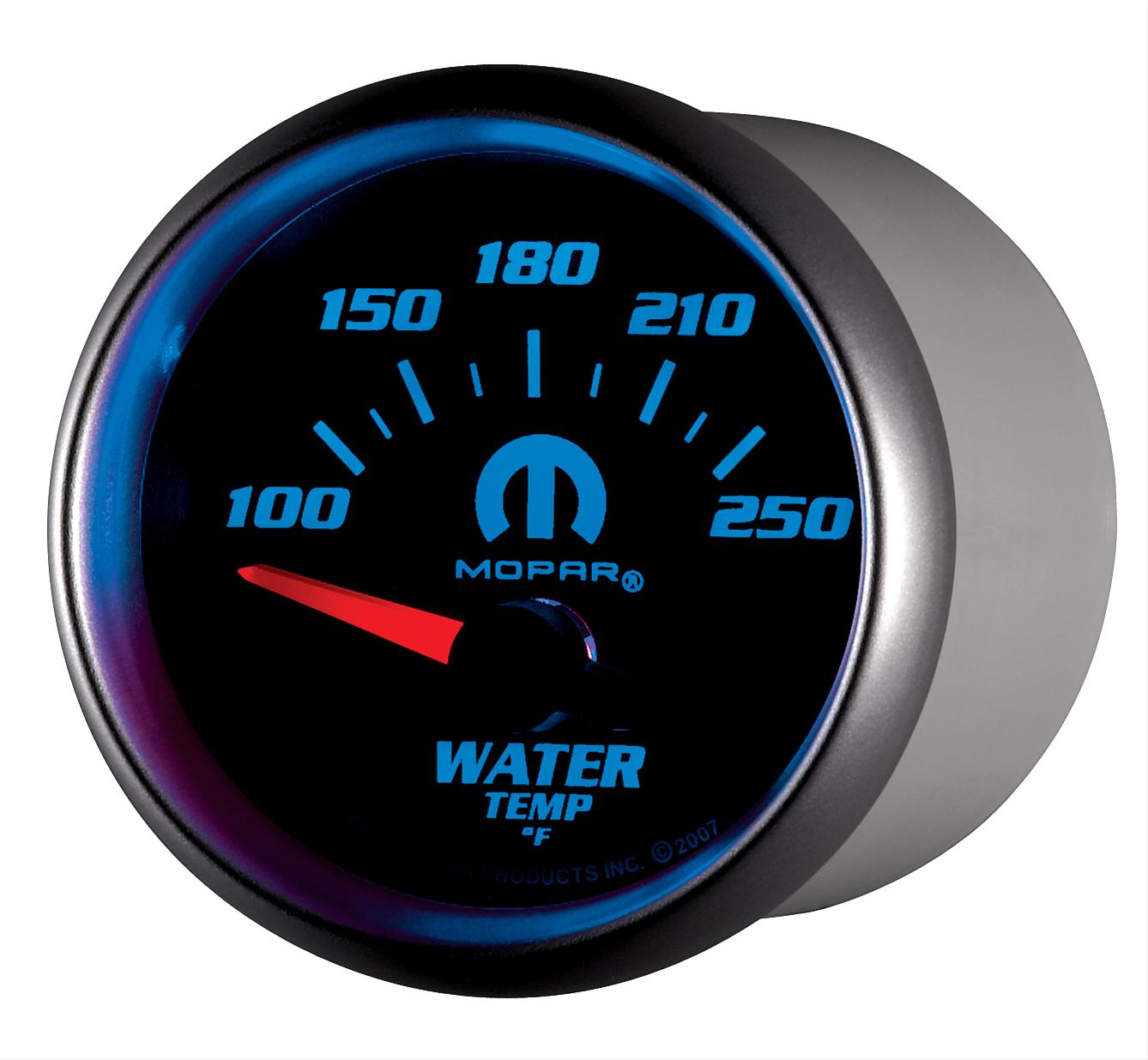 Autometer Mopar 52.4mm SSE 100-250 Degree F Water Temperature Gauge