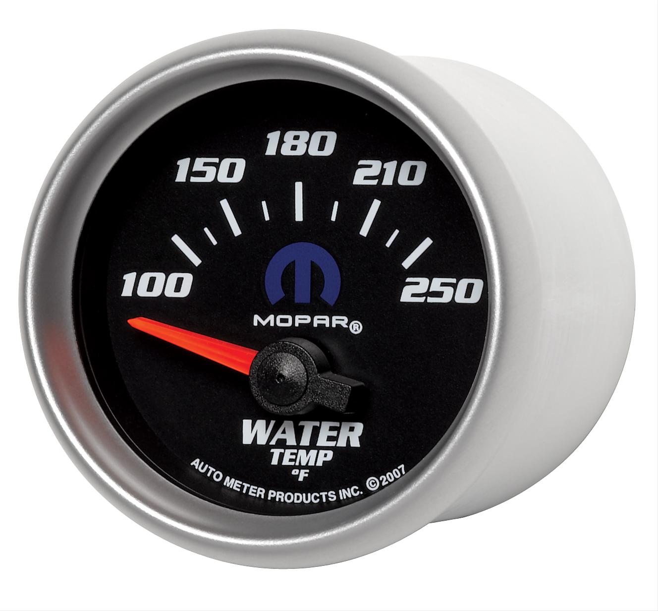 Autometer Mopar 52.4mm SSE 100-250 Degree F Water Temperature Gauge thumbnail 2