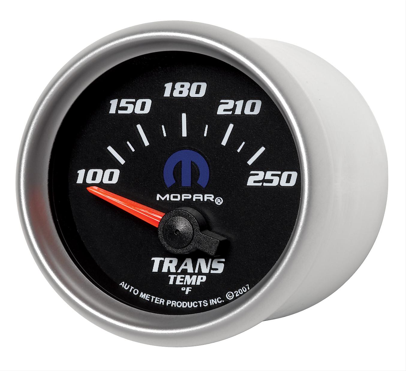 Autometer Mopar 52.4mm SSE 100-250 Degree F Transmission Temperature Gauge