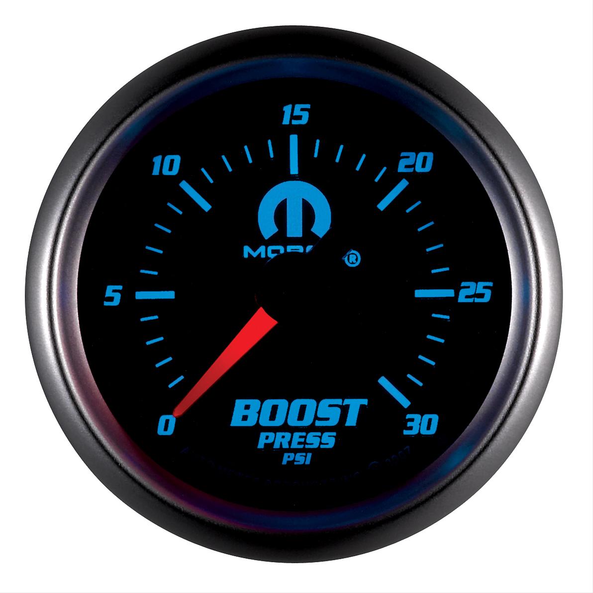 Autometer Mopar 52.4mm FSE 0-30 PSI Boost Gauge thumbnail 3
