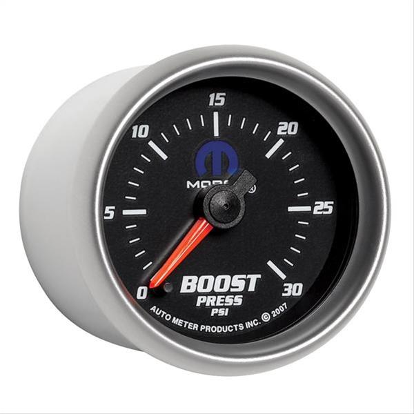 Autometer Mopar 52.4mm FSE 0-30 PSI Boost Gauge thumbnail 5