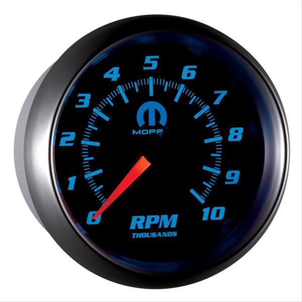 Autometer Mopar 3-3/8in 10K RPM In-Dash Tachometer Gauge - Black thumbnail 6