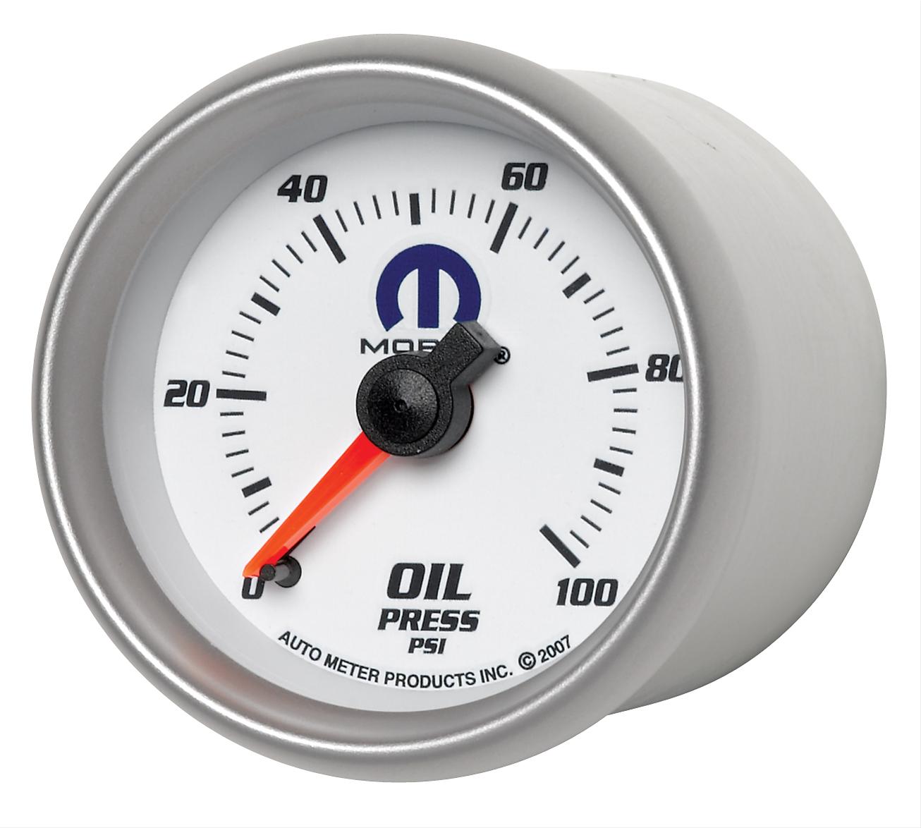 Autometer Mopar 52mm 0-100 PSI Oil Pressure Gauge