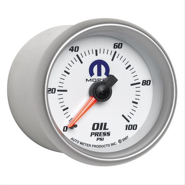 Autometer Mopar 52mm 0-100 PSI Oil Pressure Gauge thumbnail 6