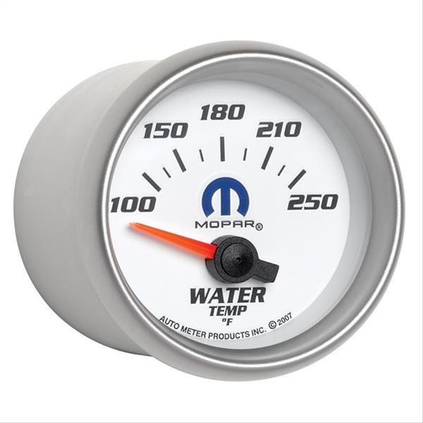 Autometer Mopar 52.4mm SSE 100-250 Degree F Water Temperature Gauge thumbnail 5