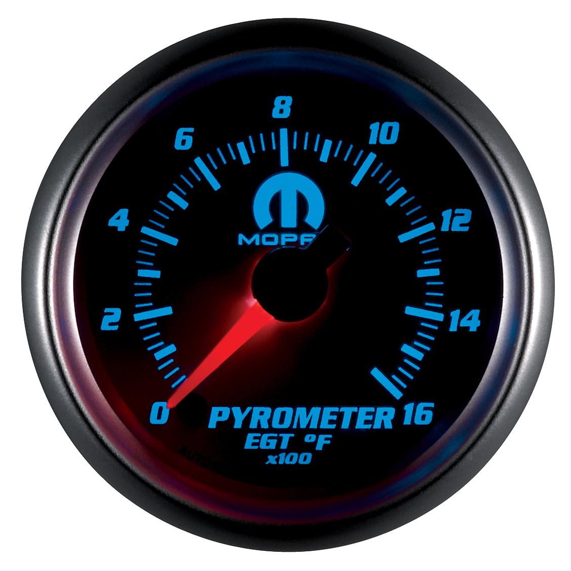 Autometer Mopar 52.4mm SSE 1600 Degree F Pyrometer (EGT) Gauge thumbnail 3