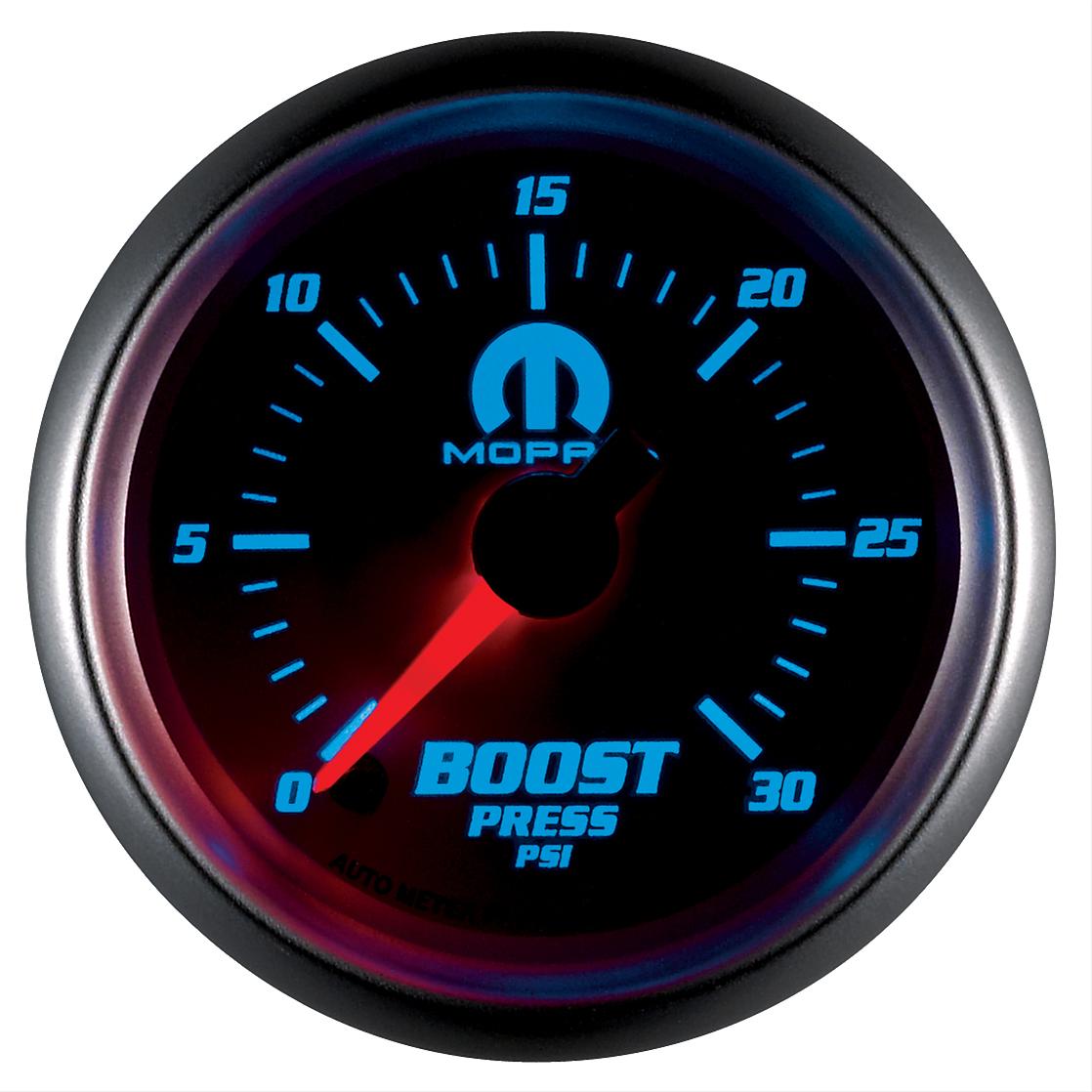 Autometer Mopar 52.4mm FSE 0-30 PSI Boost Gauge thumbnail 4