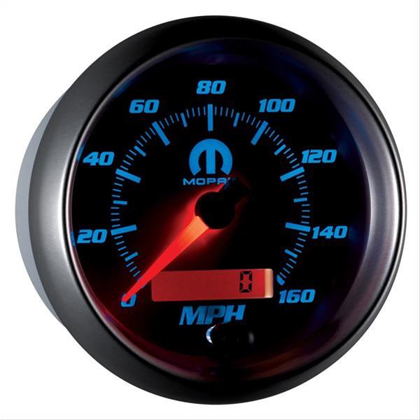 AutoMeter Gauge Speedometer 3-3/8in. 160MPH Elec. Programmable White Mopar thumbnail 6