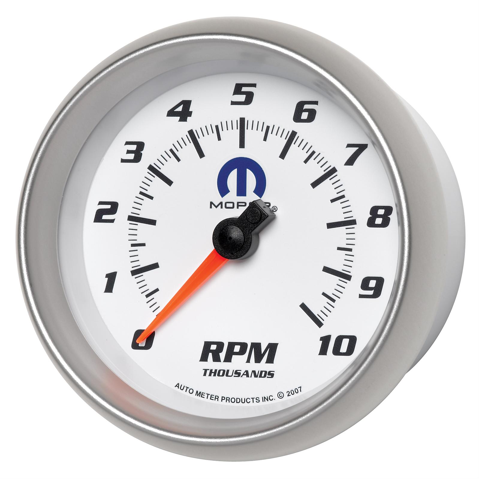 Autometer Mopar 3-3/8in (85.7mm) Tachometer 10,000 RPM thumbnail 3