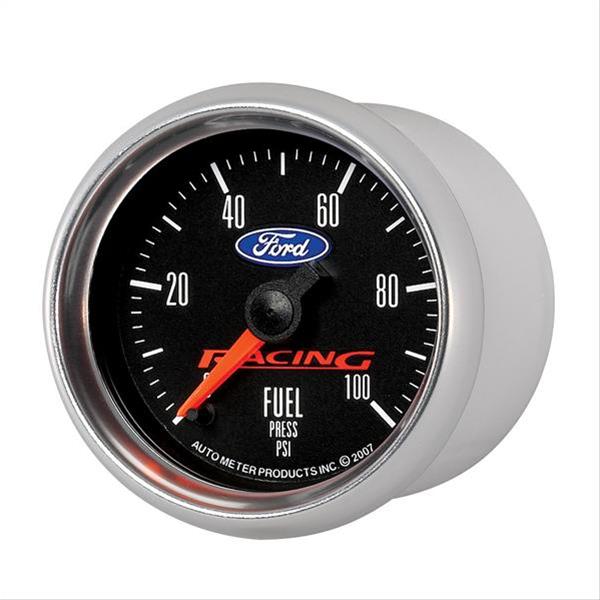 AutoMeter Ford Racing Analog Gauges 880080 Gauge, Logo, Fuel Pressure, 0-100 psi, 2 1/16 in., Analog, Electrical, Each thumbnail 3