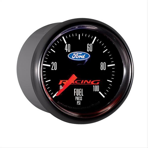 AutoMeter Ford Racing Analog Gauges 880080 Gauge, Logo, Fuel Pressure, 0-100 psi, 2 1/16 in., Analog, Electrical, Each thumbnail 6