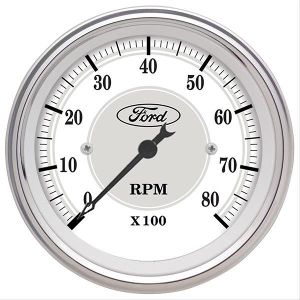 Autometer 3 1/8in In-Dash 8000 RPM Incandescent Flood Lit Tachometer thumbnail 2