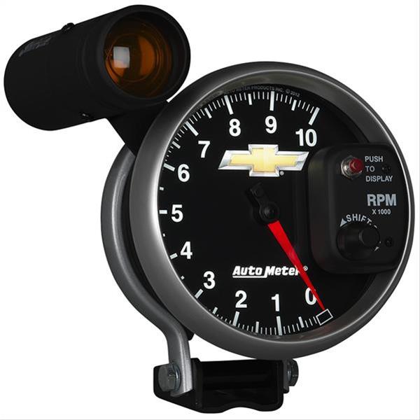Autometer Performance Parts 5in 0-10000 RPM Tachometer COPO Camaro Gauge w/ Shift Light thumbnail 4