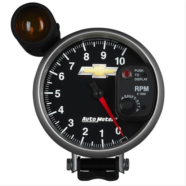 Autometer Performance Parts 5in 0-10000 RPM Tachometer COPO Camaro Gauge w/ Shift Light thumbnail 3
