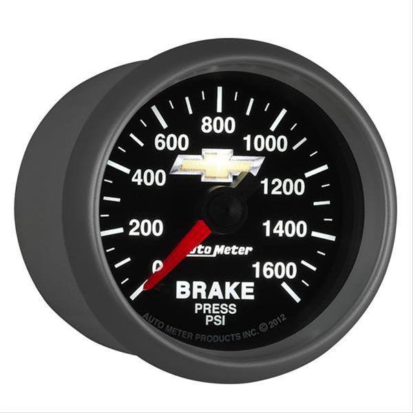 Autometer Performance Parts 52mm 0-1600 PSI Brake Pressure COPO Camaro Gauge Pack thumbnail 6