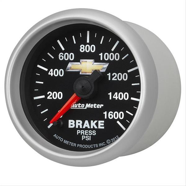 Autometer Performance Parts 52mm 0-1600 PSI Brake Pressure COPO Camaro Gauge Pack thumbnail 4