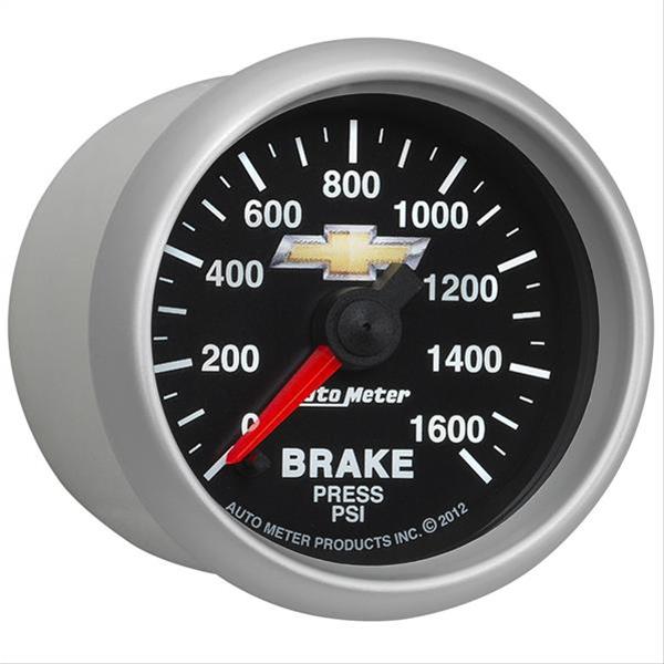 Autometer Performance Parts 52mm 0-1600 PSI Brake Pressure COPO Camaro Gauge Pack thumbnail 3