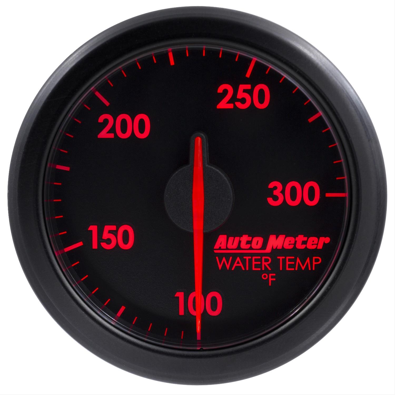 Autometer Airdrive 2-1/6in Water Temperature Gauge 100-300 Degrees F - Black thumbnail 5