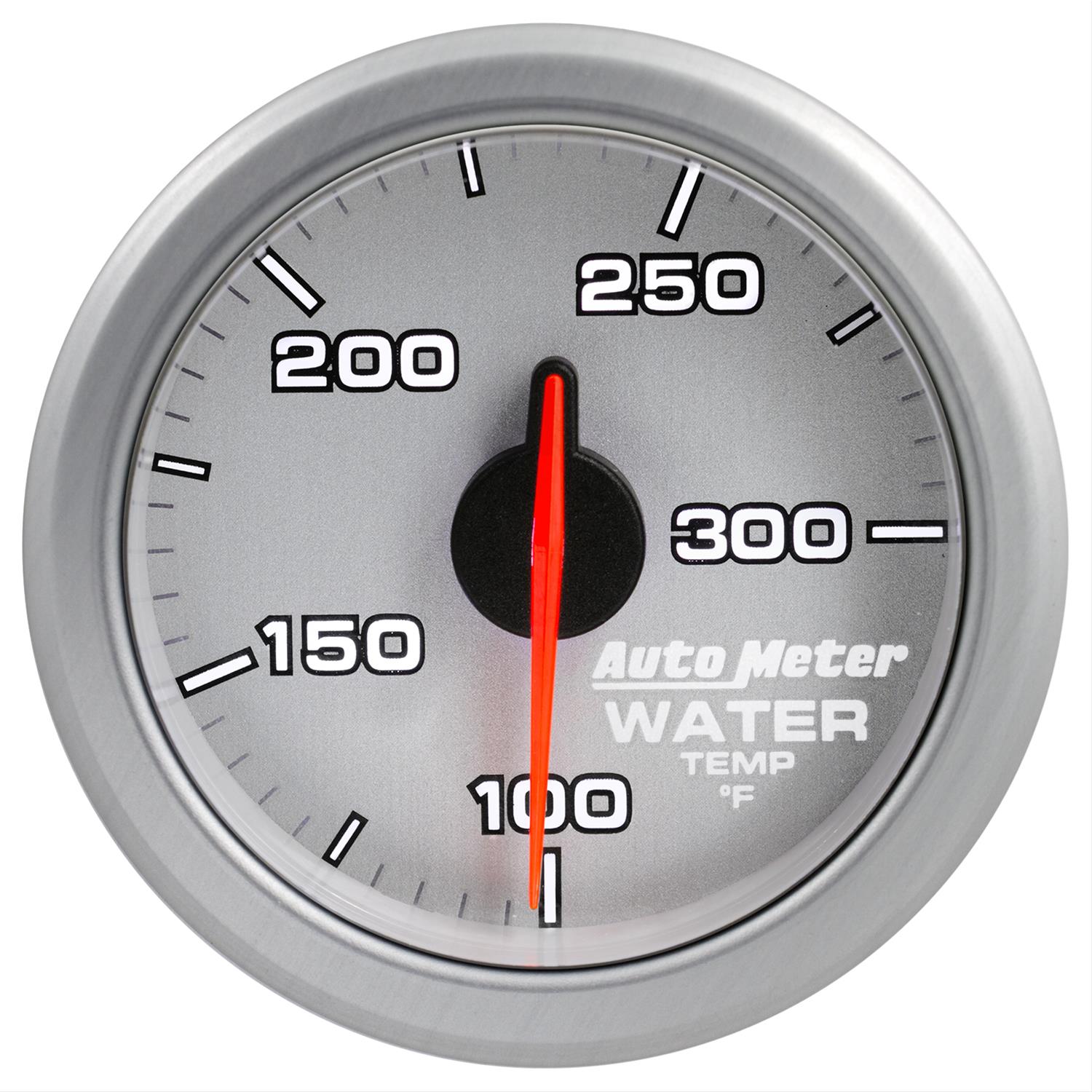 Autometer Airdrive 2-1/6in Water Temperature Gauge 100-300 Degrees F - Silver thumbnail 3