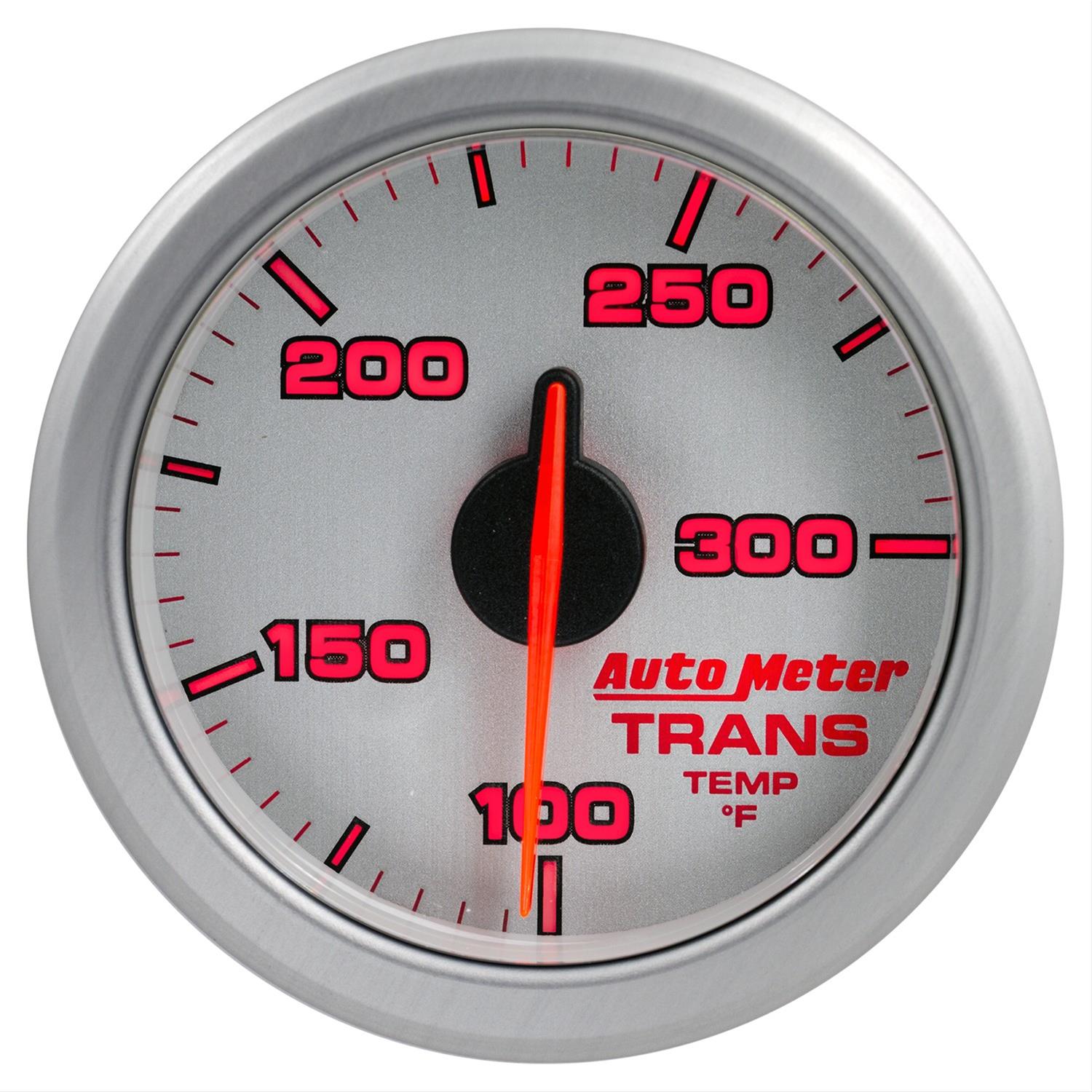 Autometer Airdrive 2-1/6in Trans Temperature Gauge 100-300 Degrees F - Silver thumbnail 3
