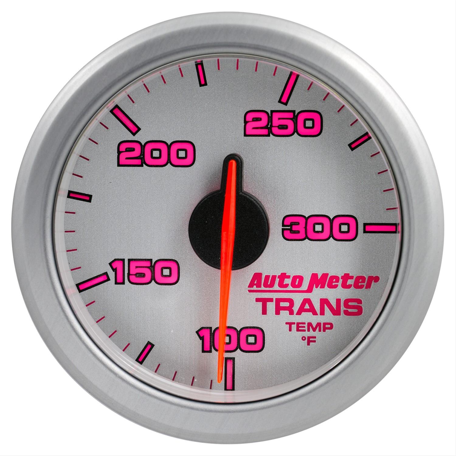 Autometer Airdrive 2-1/6in Trans Temperature Gauge 100-300 Degrees F - Silver thumbnail 2