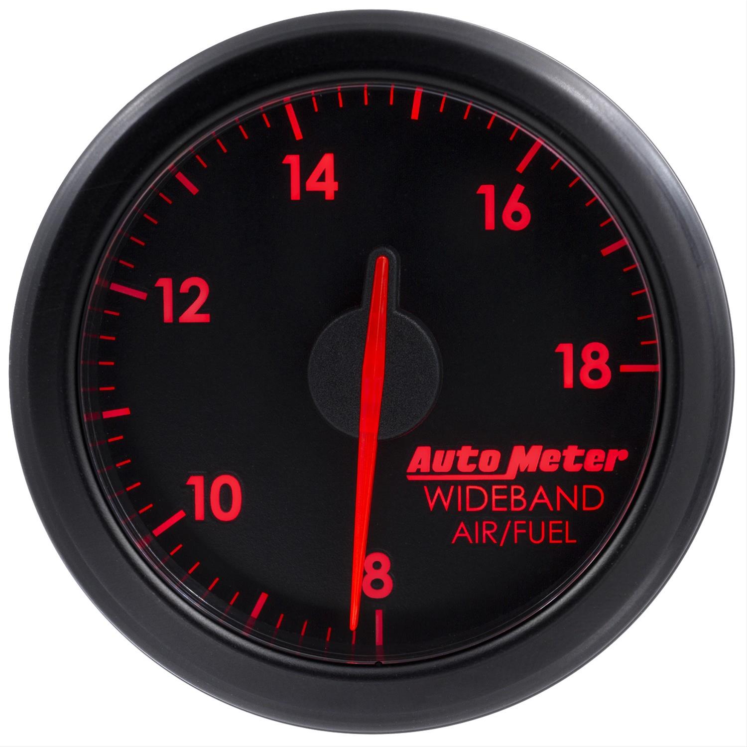 Autometer Airdrive 2-1/6in Wideband Air / Fuel Gauge 10:1-17:1 ARF Range - Black thumbnail 4