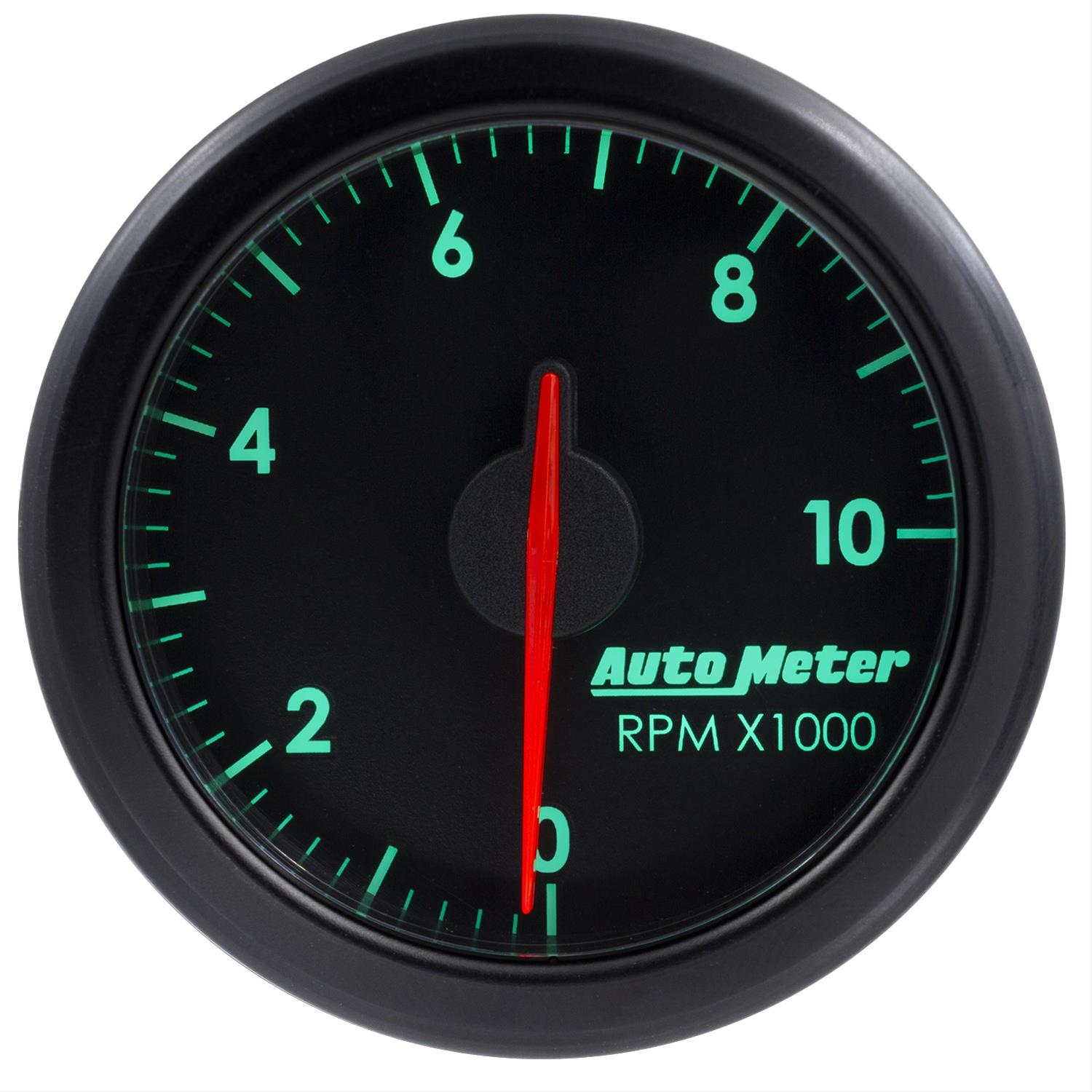 Autometer Airdrive 2-1/6in Tachometer Gauge 0-10K RMP - Black thumbnail 2