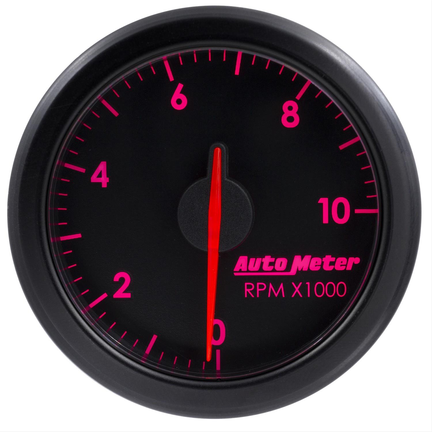Autometer Airdrive 2-1/6in Tachometer Gauge 0-10K RMP - Black thumbnail 6