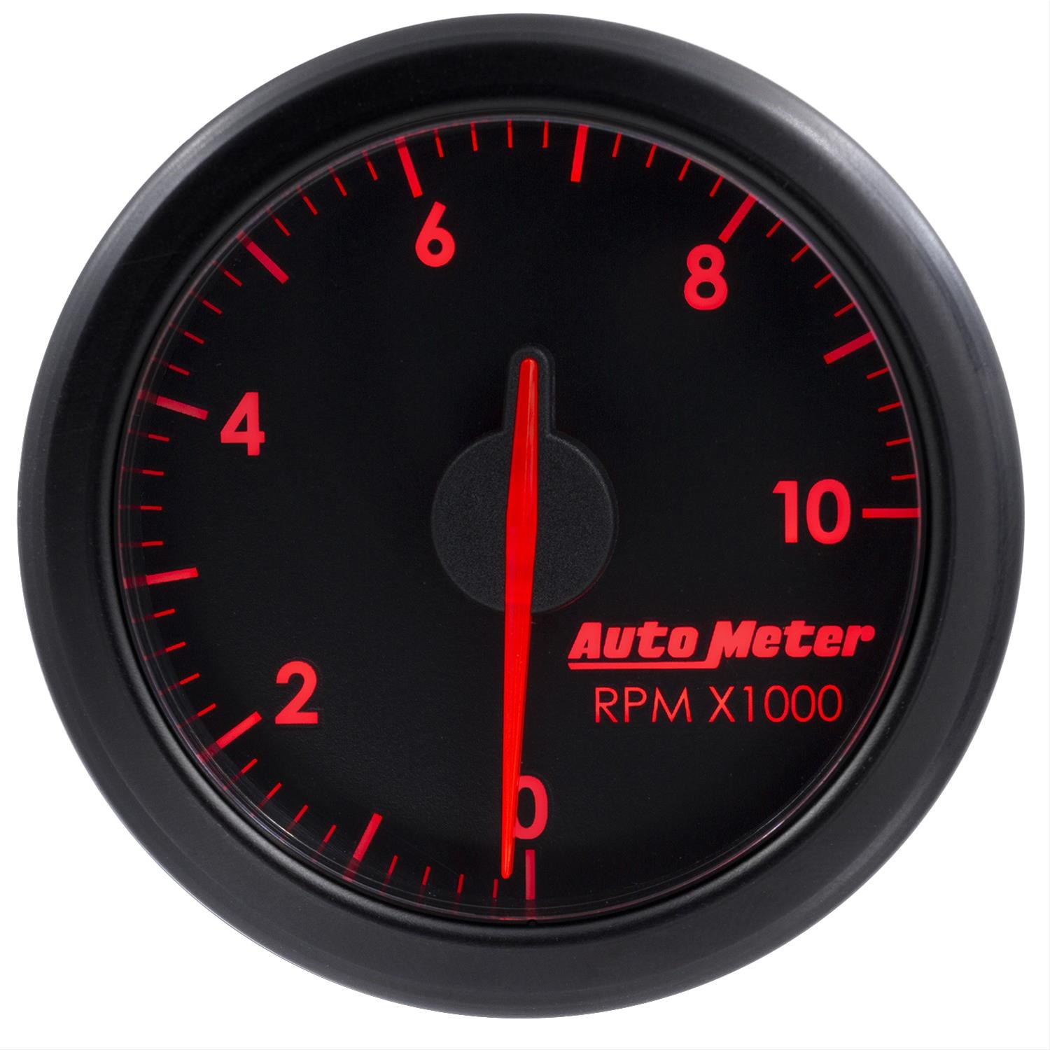 Autometer Airdrive 2-1/6in Tachometer Gauge 0-10K RMP - Black thumbnail 4