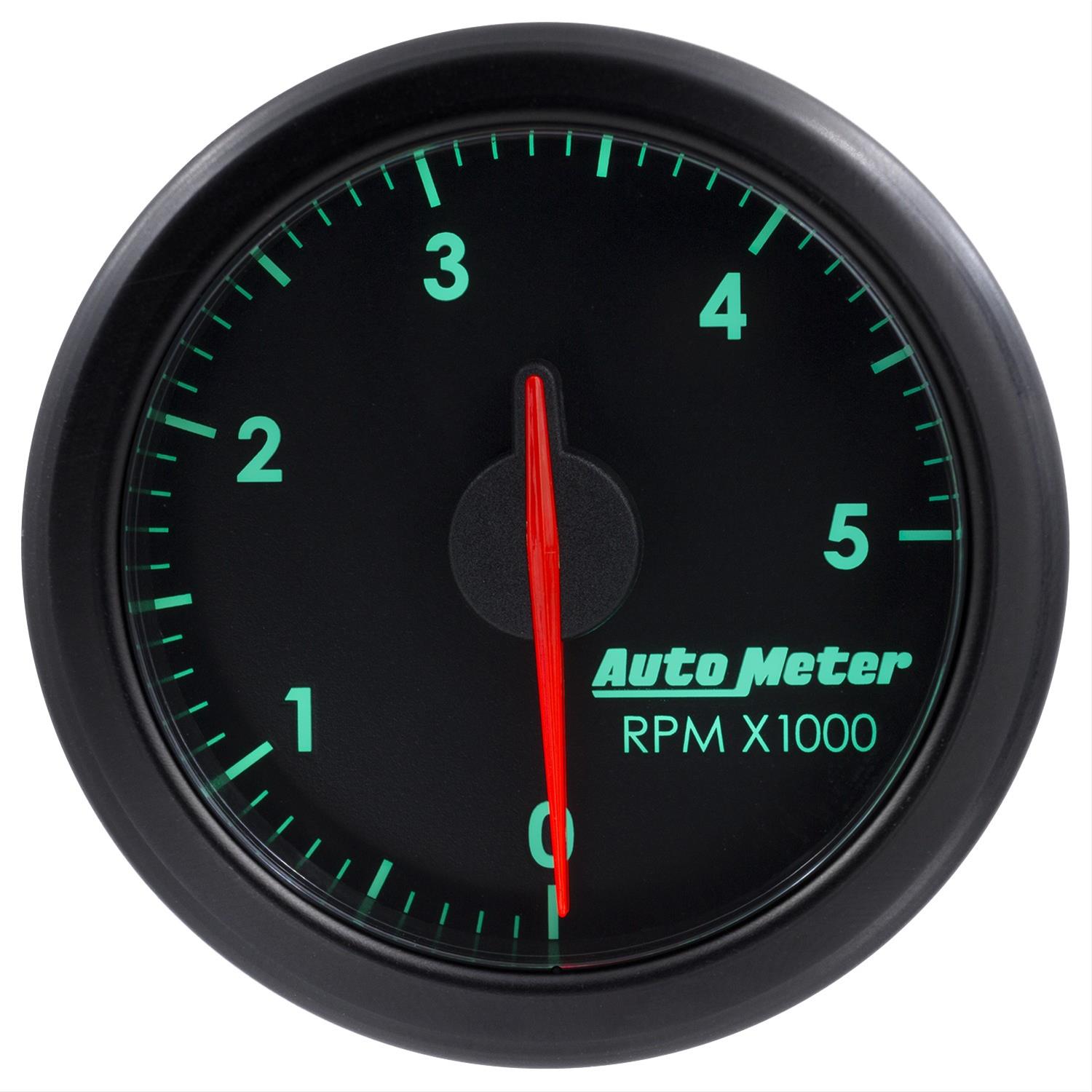 Autometer Airdrive 2-1/6in Tachometer Gauge 0-5K RPM - Black thumbnail 4