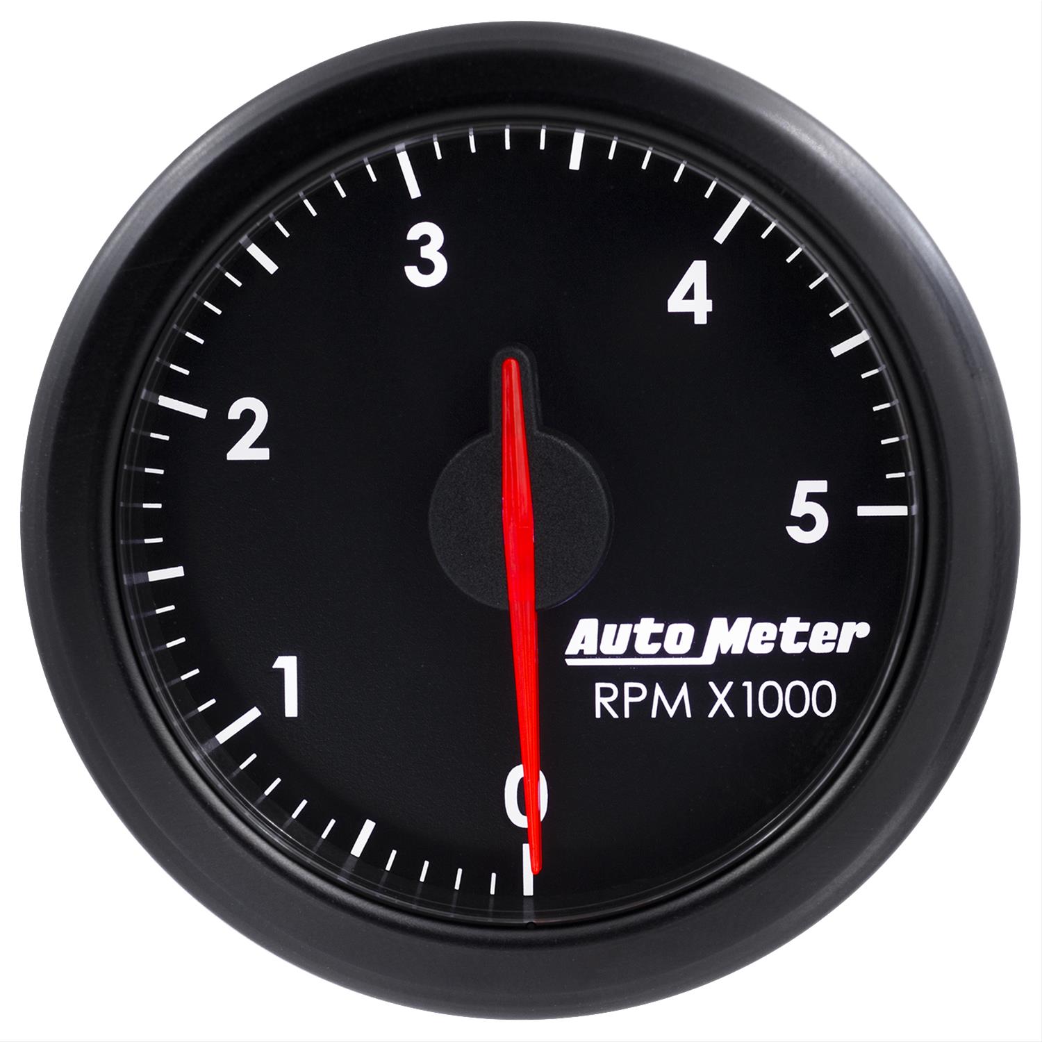 Autometer Airdrive 2-1/6in Tachometer Gauge 0-5K RPM - Black thumbnail 3