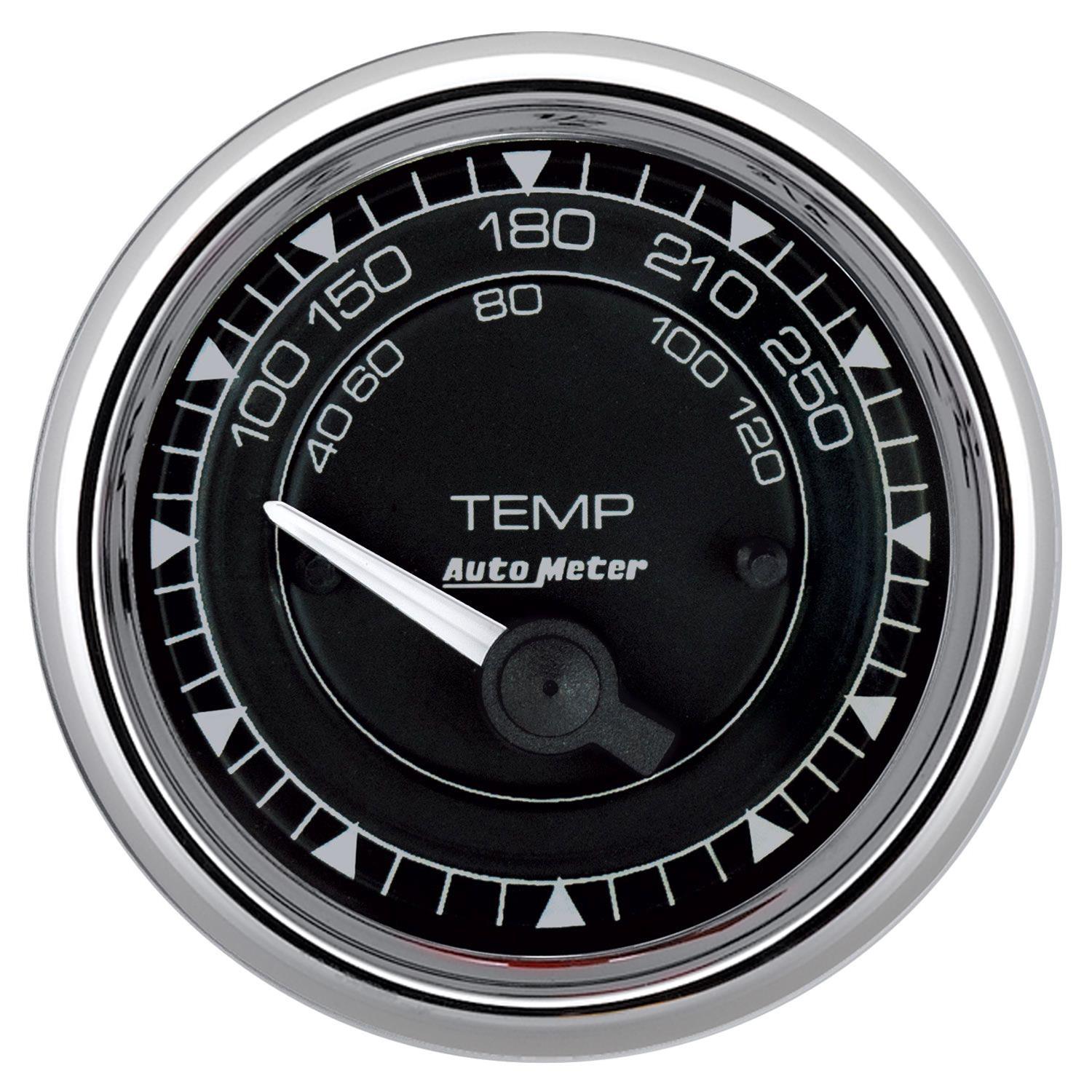 AutoMeter 9737 AutoMeter Chrono Chrome Series Analog Gauges Summit Racing