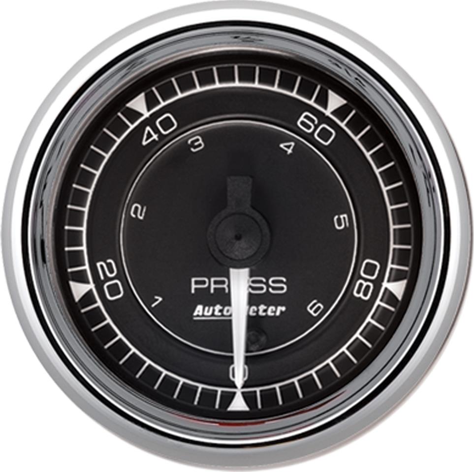 AutoMeter 9753 AutoMeter Chrono Chrome Series Analog Gauges Summit Racing