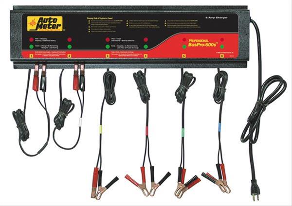 AutoMeter BusPro Smart Battery Chargers BUSPRO-600S Charger, BusPro-600, 12 V, Charger, 30 Amp, Each