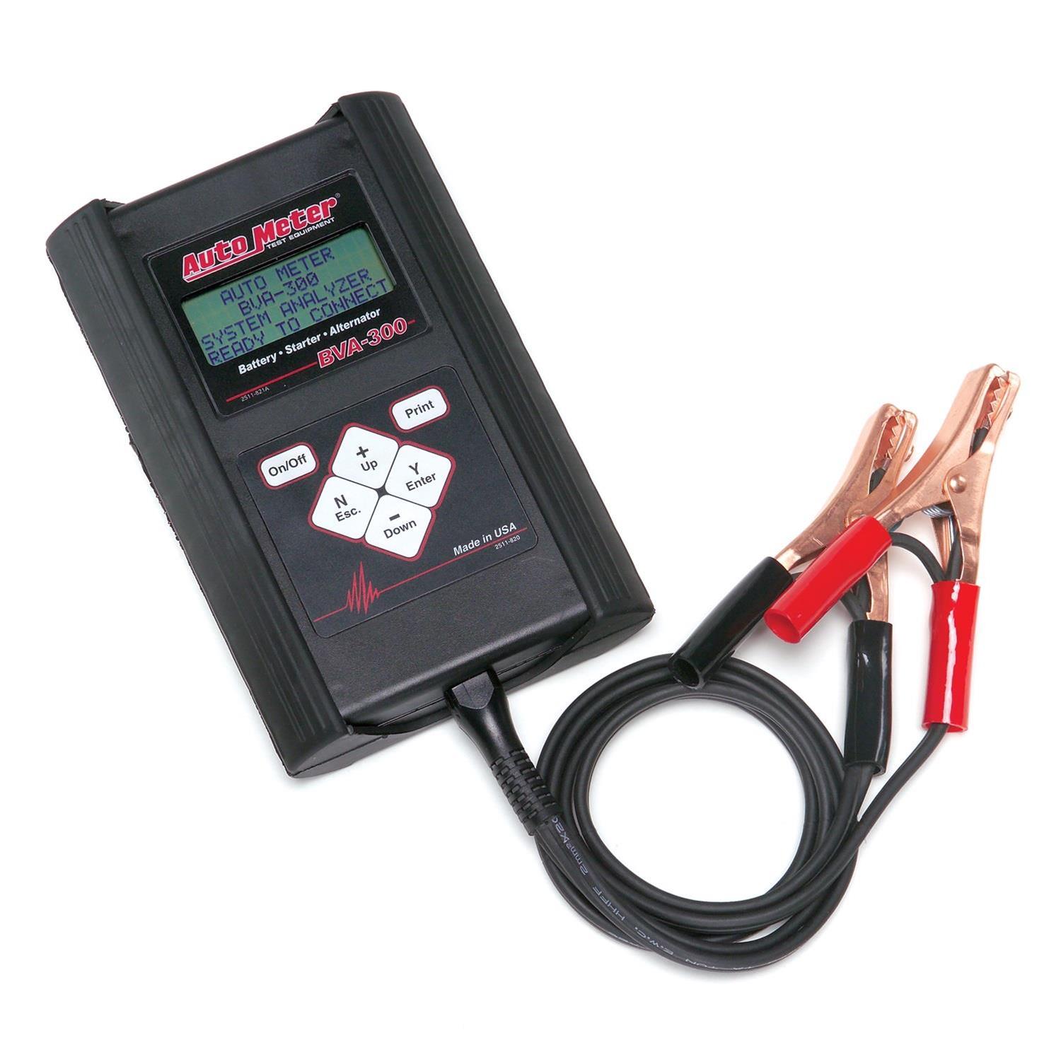 AutoMeter BVA-300 Battery Testers Tester, Analyzer, BVA-300, Hand-Held, 0-40 Amps, 0-30 V, Each thumbnail 5