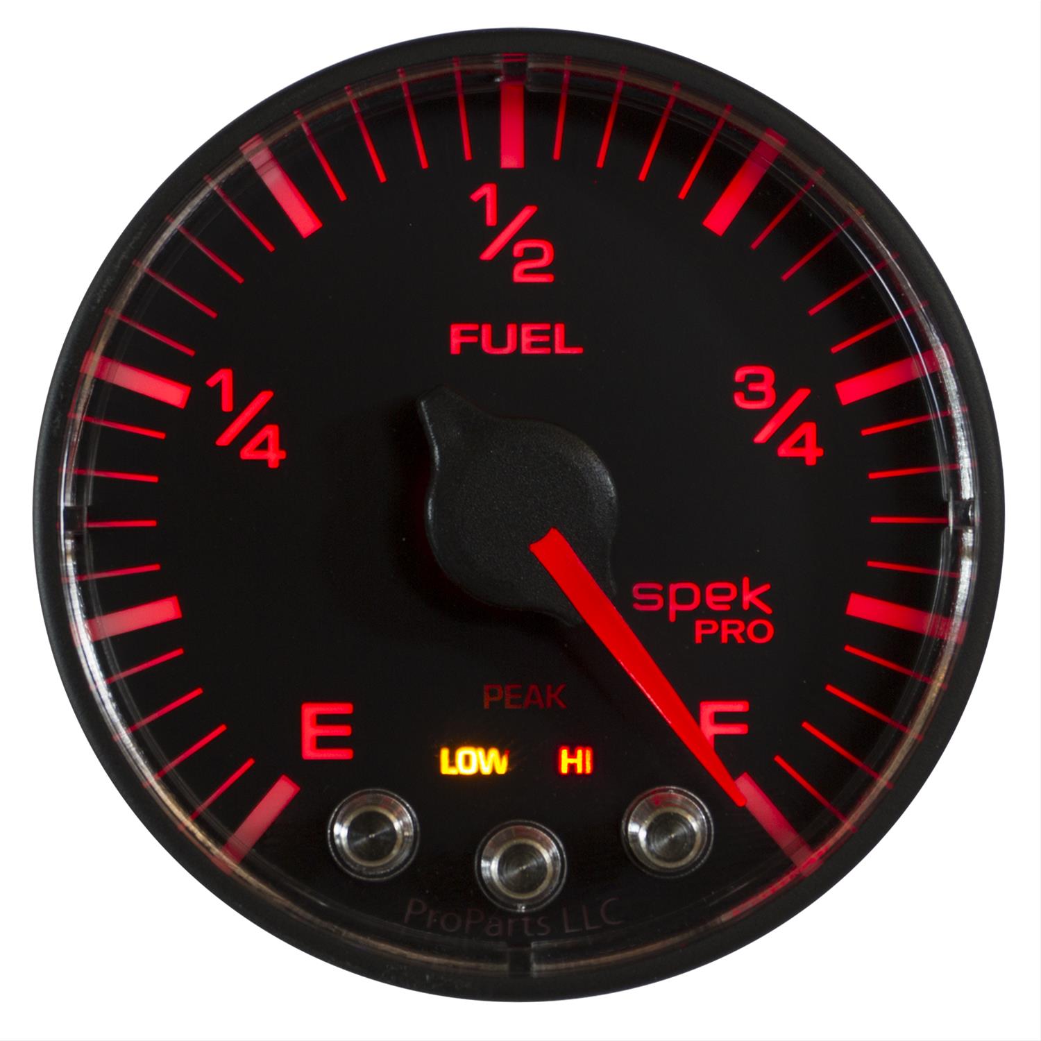 Autometer Spek-Pro Gauge Fuel Level 2 1/16in 0-270 Programmable Blk/Blk thumbnail 2