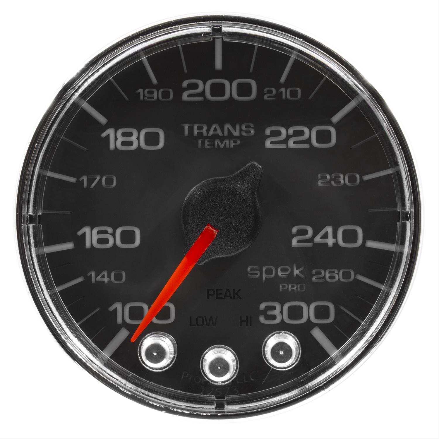 Autometer Spek-Pro Gauge Water Temp 2 1/16in 300f Stepper Motor W/Peak & Warn Blk/Chrm thumbnail 2