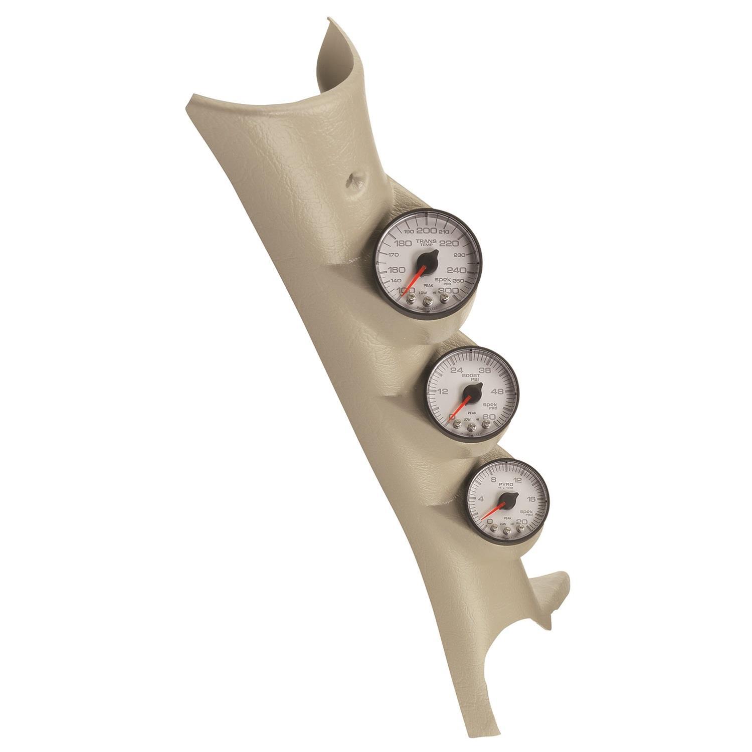 AutoMeter P73002 AutoMeter SpekPro Diesel Truck Gauge and Pillar Kits Summit Racing