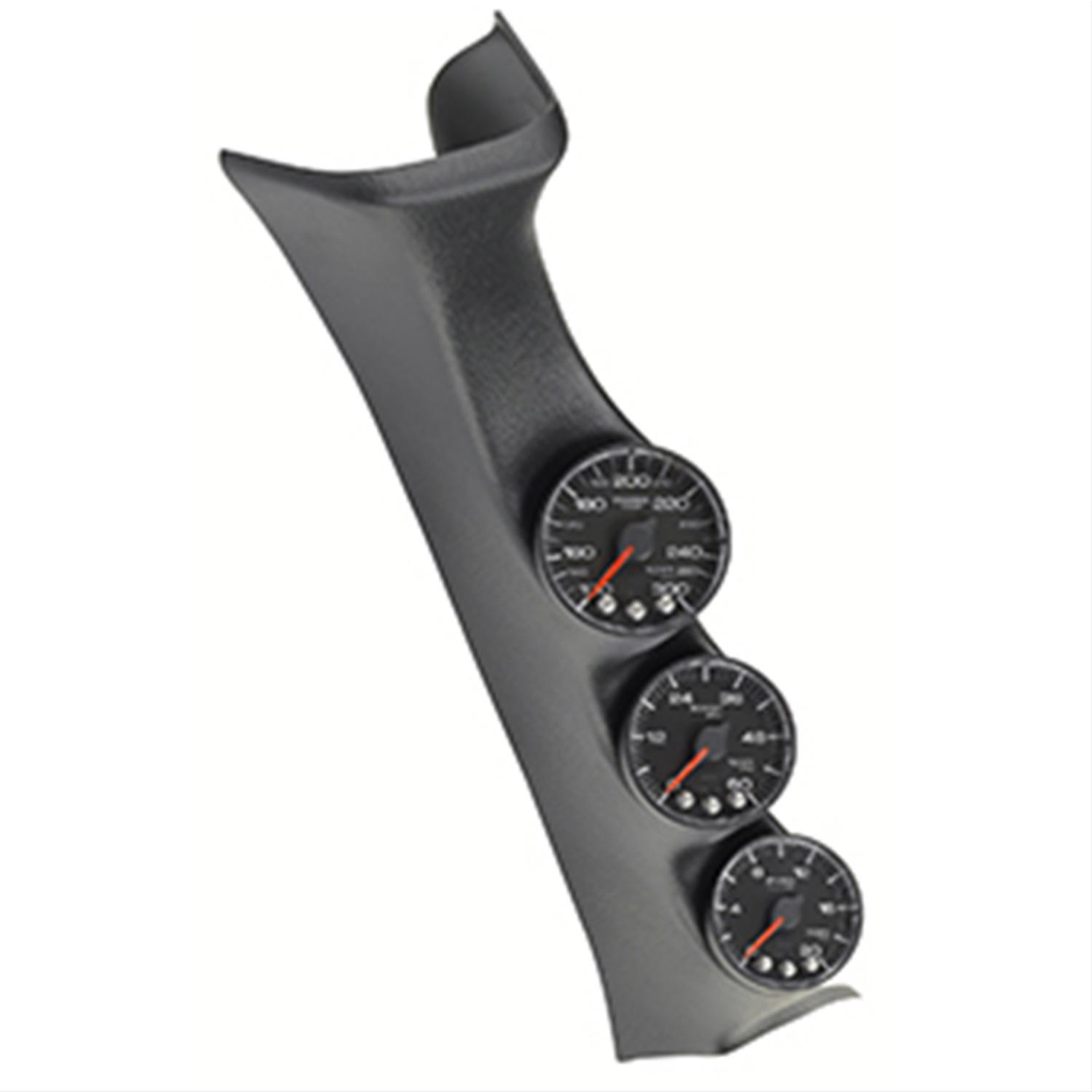 AutoMeter Spek-Pro Diesel Truck Gauge and Pillar Kits for 2008-2010 F-250 SUPER DUTY, F-350 F-450 DUTY - P73011 Kit, Analog, Triple A-Pillar, Boost, Pyrometer, Transmission Temp, Ford, Kit