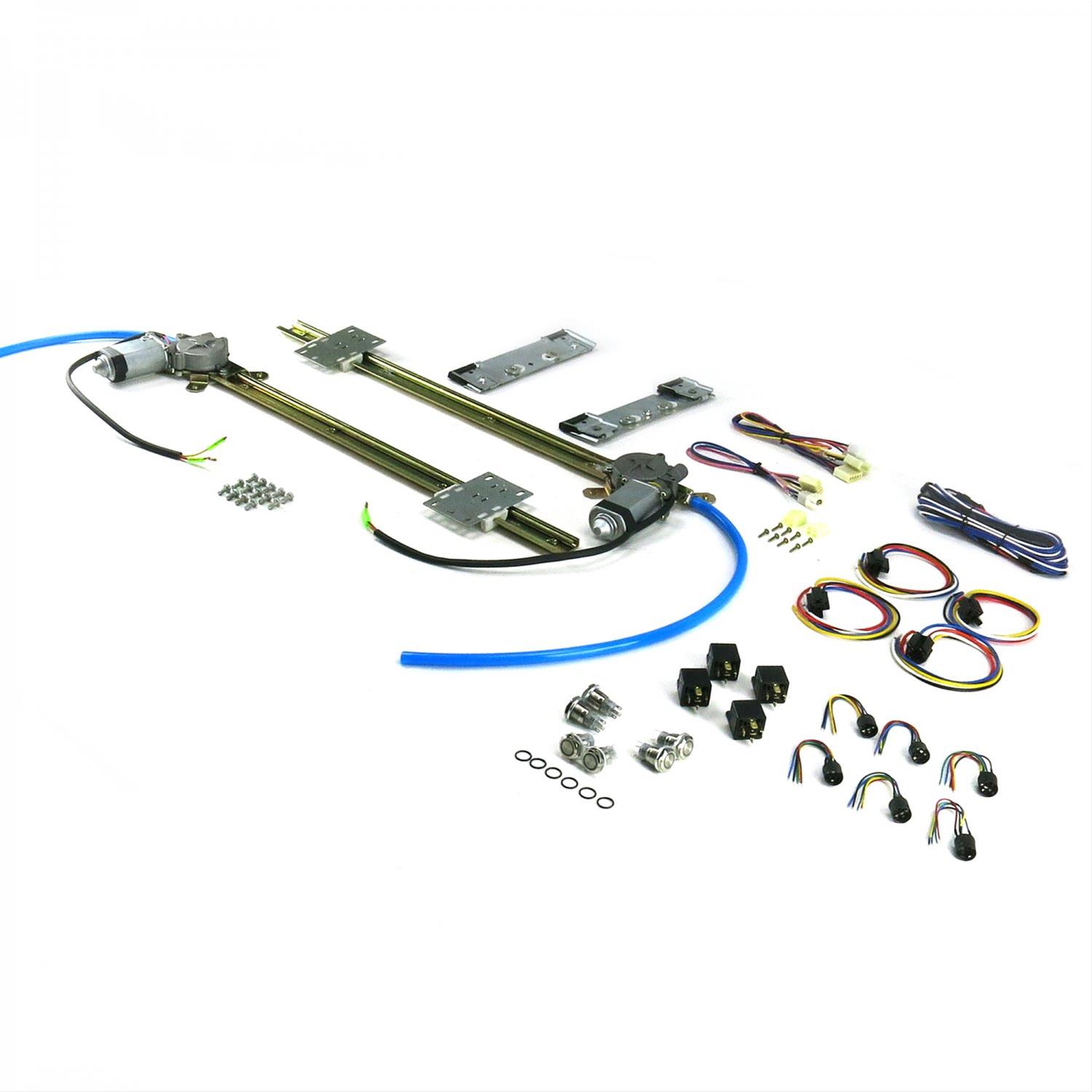 AutoLoc AUTPW55BBA233 AutoLoc FlatGlass Power Window Conversion Kits Summit Racing