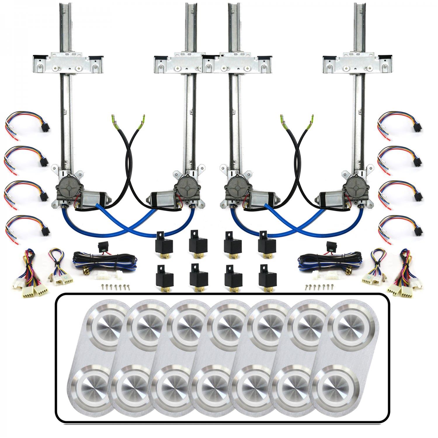 AutoLoc AUTPW55BBA237 AutoLoc FlatGlass Power Window Conversion Kits