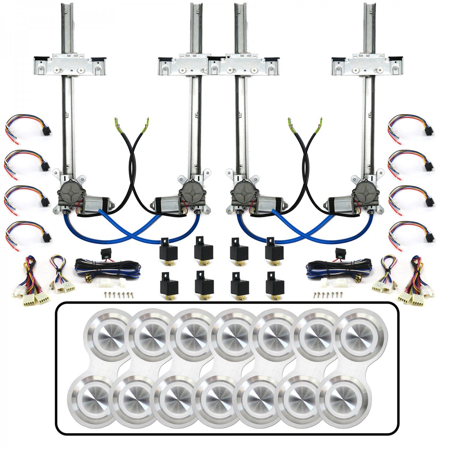 AutoLoc AUTPW55BBB237 AutoLoc FlatGlass Power Window Conversion Kits