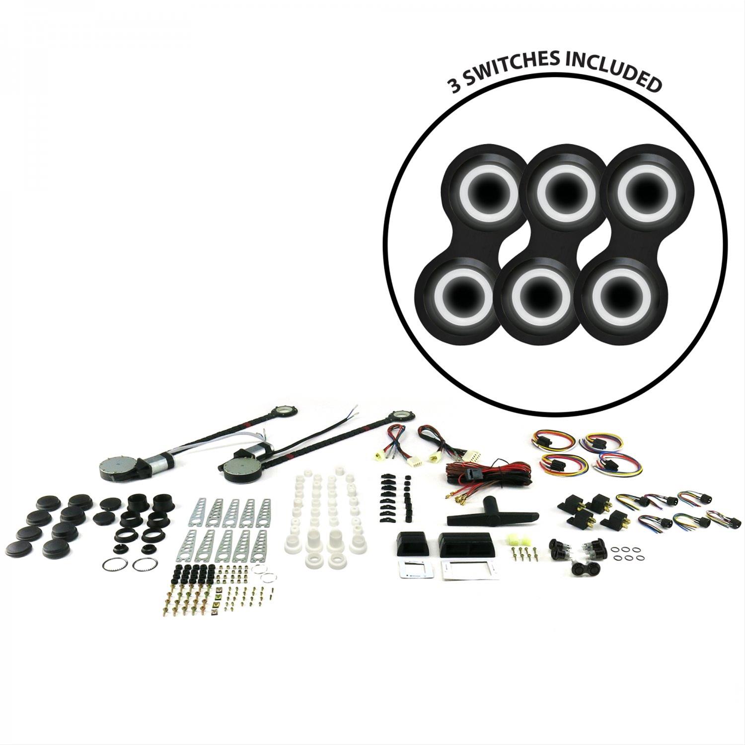 AutoLoc AUTPW46ABB233 AutoLoc Universal Power Window Conversion Kits Summit Racing