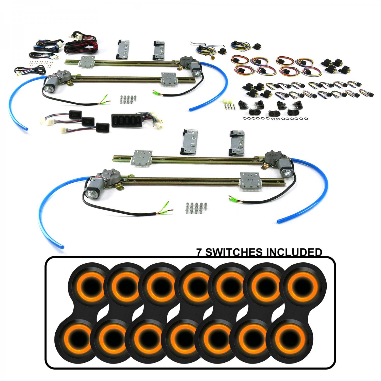 AutoLoc AUTPW55ABB247 AutoLoc FlatGlass Power Window Conversion Kits