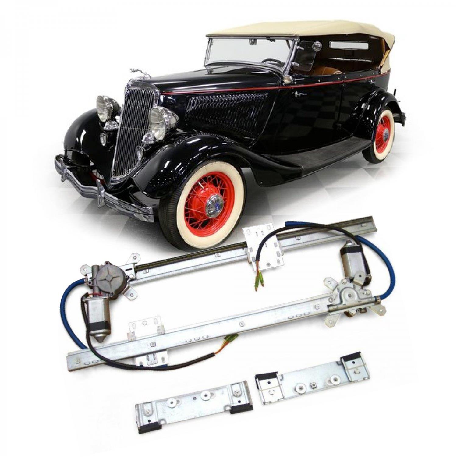 AutoLoc AUTA33B80 AutoLoc FlatGlass Power Window Conversion Kits